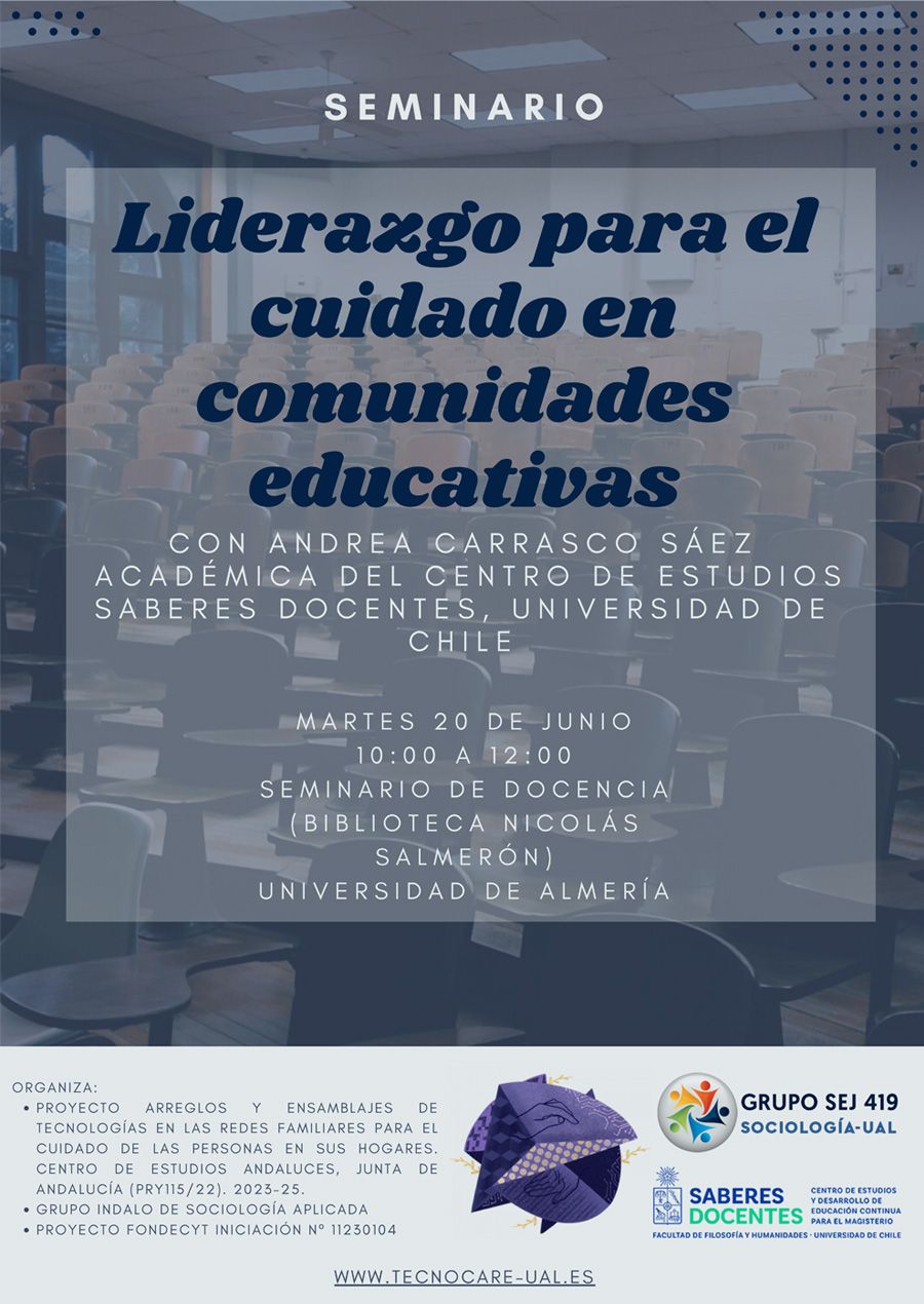 Tecnocare. Seminario: Liderazgo para el cuidado en comunidades educativas
