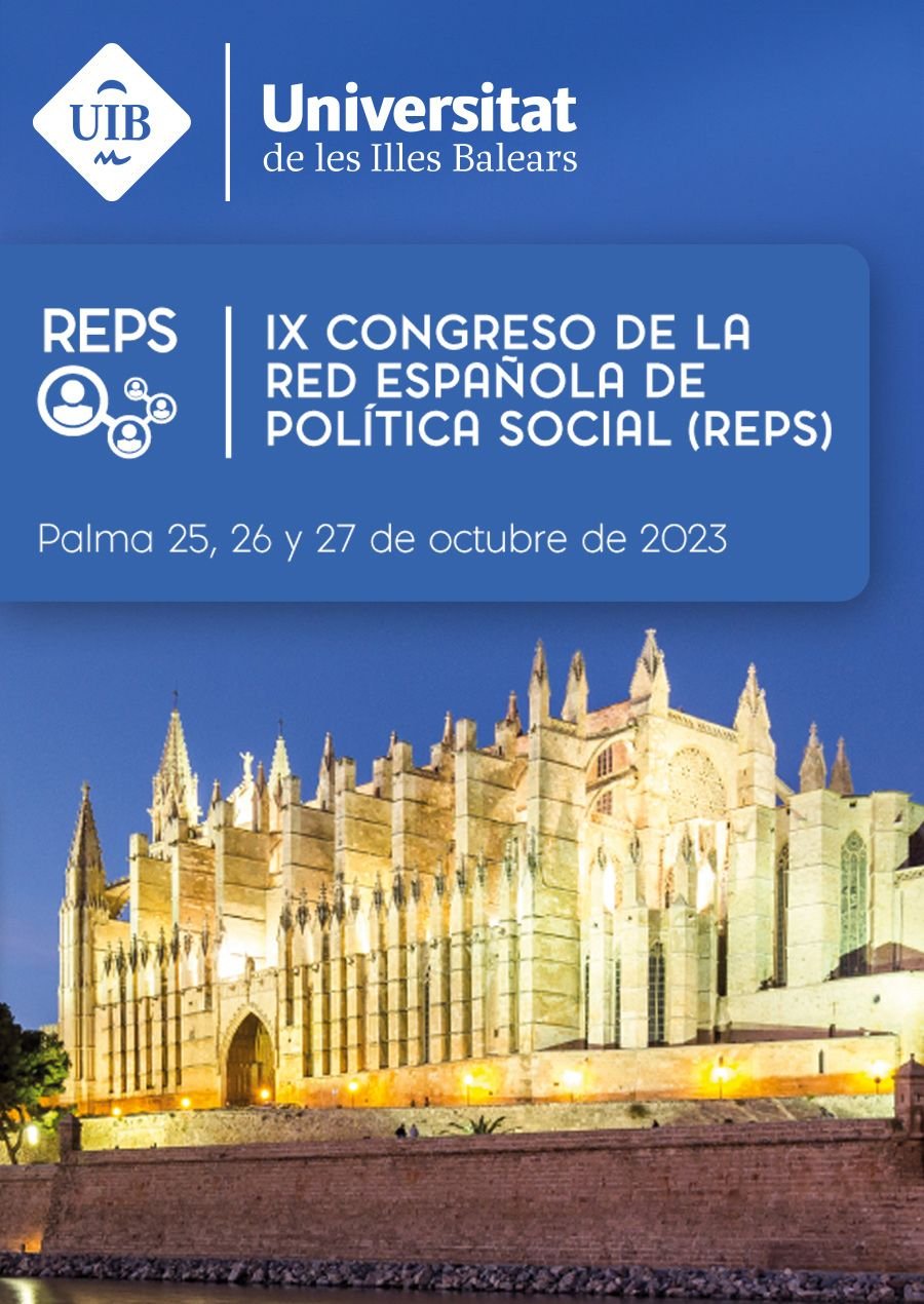 Tecnocare. IX congreso REPS: Red Española de Política Social. Palma, 25, 26 y 27 de octubre de 2023