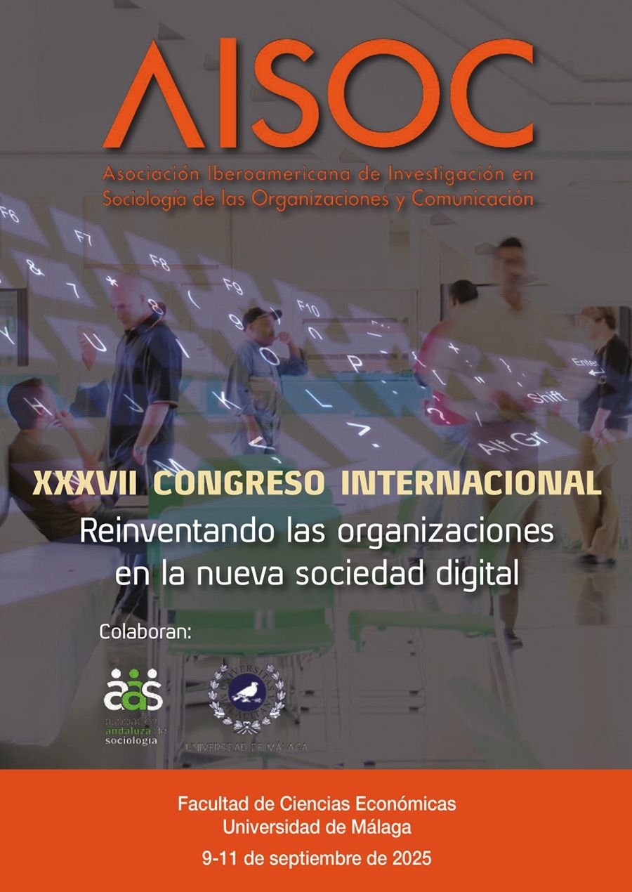 Tecnocare. XXXVII Congreso Internacional AISOC: Reinventando las organizaciones en la nueva sociedad digital. 9-11 de septiembre de 2025. Universidad de Málaga