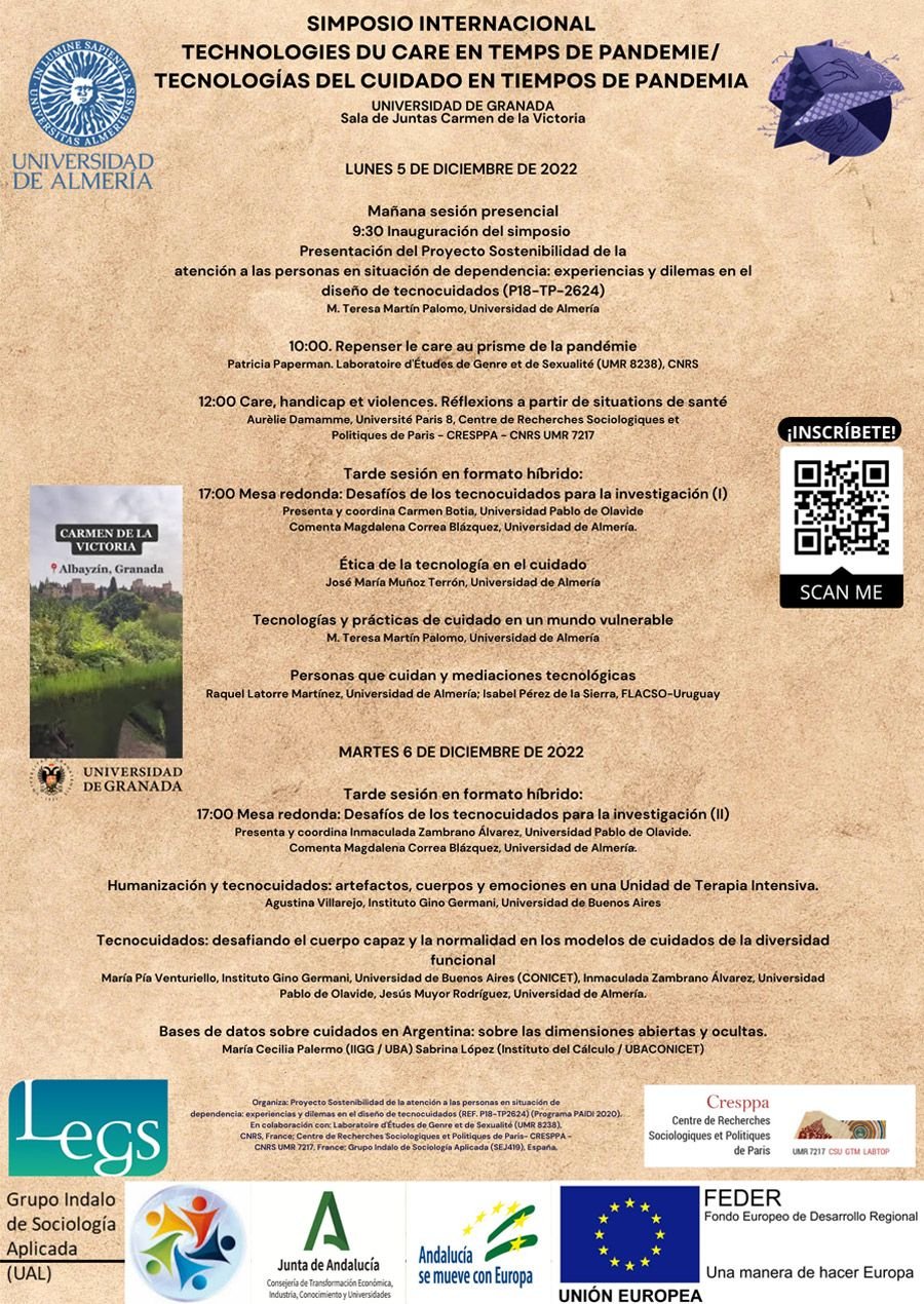 Tecnocare. Simposio Internacional: Tecnologías del Cuidado en Tiempos de Pandemia