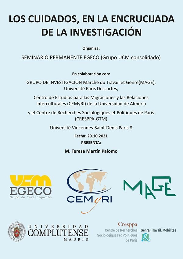  Tecnocare. Seminario Internacional: Los Cuidados, en la Encrucijada de la Investigación